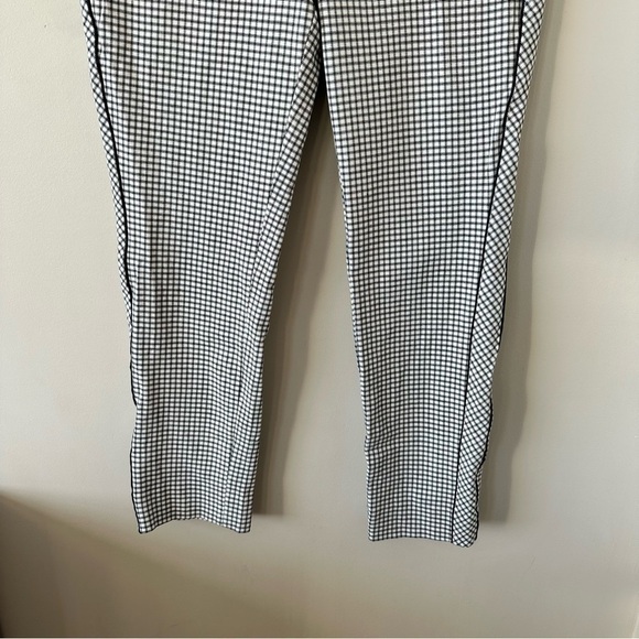 Banana Republic-Black & White Houndstooth with Side Pinstripe - Picture 7 of 10
